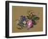 Beetle at the Rose Branch-Fyodor Petrovich Tolstoy-Framed Giclee Print