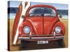 Beetle on the Beach-Peter Adderley-Stretched Canvas