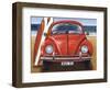 Beetle on the Beach-Peter Adderley-Framed Art Print