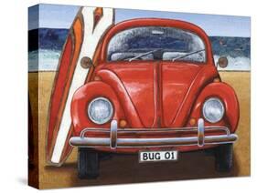 Beetle on the Beach-Peter Adderley-Stretched Canvas