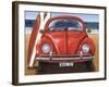 Beetle on the Beach-Peter Adderley-Framed Art Print