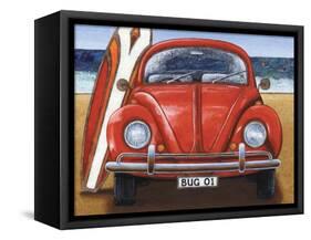 Beetle on the Beach-Peter Adderley-Framed Stretched Canvas