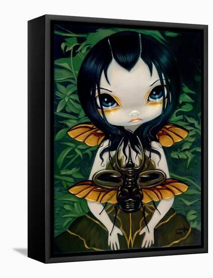 Beetle Wings-Jasmine Becket-Griffith-Framed Stretched Canvas