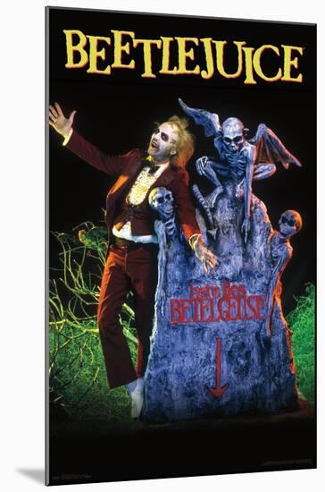 Beetlejuice - Grave-Trends International-Mounted Poster