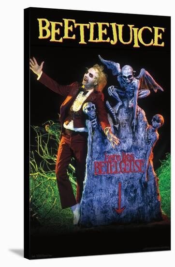 Beetlejuice - Grave-Trends International-Stretched Canvas