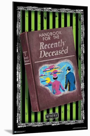 Beetlejuice - Handbook For The Recently Deceased-Trends International-Mounted Poster