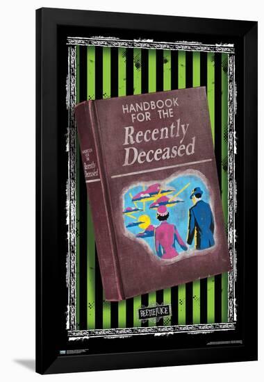 Beetlejuice - Handbook For The Recently Deceased-Trends International-Framed Poster