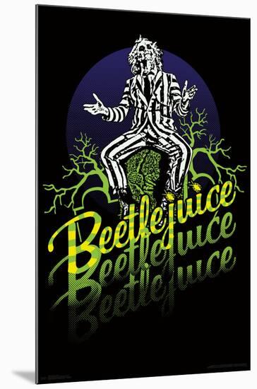 BEETLEJUICE - NEON-null-Mounted Poster