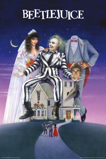 Beetlejuice- One Sheet-null-Lamina Framed Poster