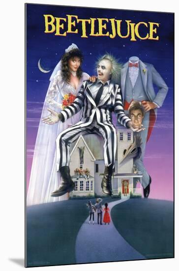 Beetlejuice - One Sheet-Trends International-Mounted Poster