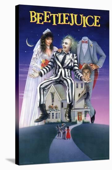 Beetlejuice - One Sheet-Trends International-Stretched Canvas