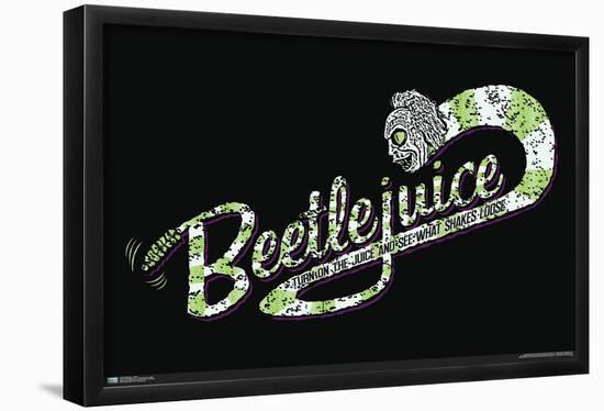 Beetlejuice - Snake-Trends International-Framed Poster