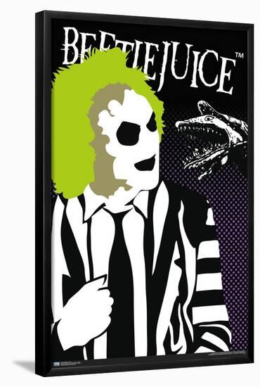 Beetlejuice - Vector-Trends International-Framed Poster