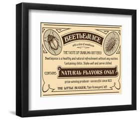 Beetlejuice-null-Framed Art Print