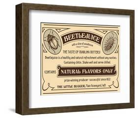 Beetlejuice-null-Framed Art Print