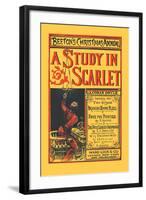 Beeton's Christmas Annual- A Study in Scarlet-null-Framed Art Print