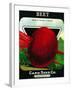 Beets Seed Packet-Lantern Press-Framed Art Print