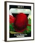 Beets Seed Packet-Lantern Press-Framed Art Print