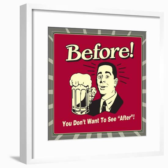 Before After-Retrospoofs-Framed Poster