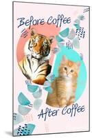 Before Coffee, After Coffee-Rachael Hale-Mounted Poster