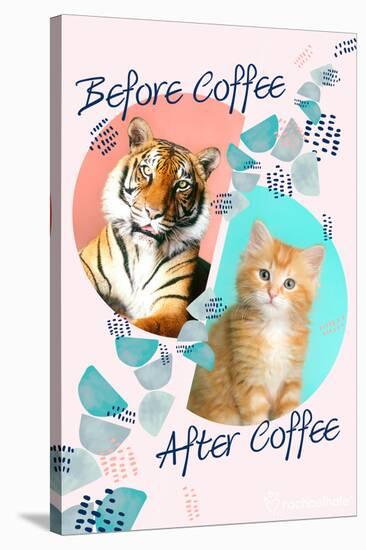 Before Coffee, After Coffee-Rachael Hale-Stretched Canvas