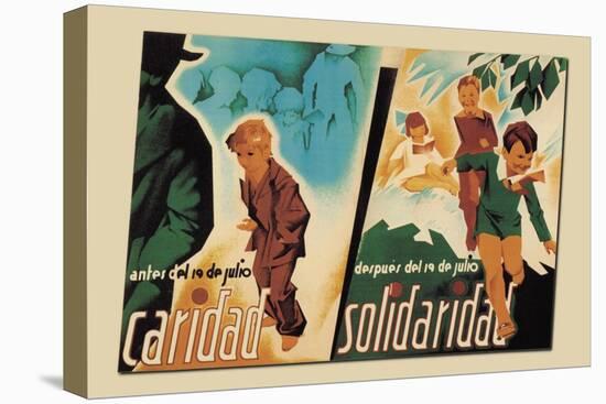 Before July 19, Charity, After July 19, Solidarity-Arturo Ballester-Stretched Canvas