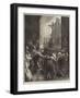 Before Leaving for the War, a Scene in Brittany-Frederick Barnard-Framed Giclee Print