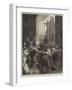 Before Leaving for the War, a Scene in Brittany-Frederick Barnard-Framed Giclee Print