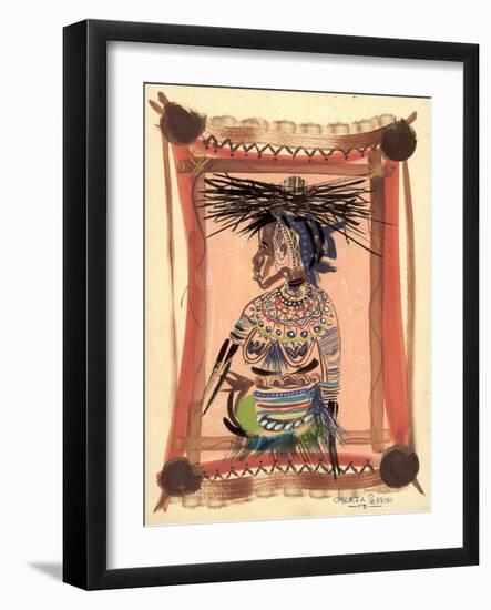 Before Modernisation, 2003-Oglafa Ebitari Perrin-Framed Giclee Print