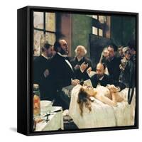 Before Operation, Dr. Péan Teaching His Discovery, Compression Of Blood Vessels, St Louis Hospital-Henri Gervex-Framed Stretched Canvas