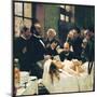 Before Operation, Dr. Péan Teaching His Discovery, Compression Of Blood Vessels, St Louis Hospital-Henri Gervex-Mounted Art Print