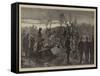 Before Paris, an Officer's Funeral, For God, King, and Fatherland-Henry Woods-Framed Stretched Canvas