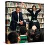 Before President Barack Obama and Wife Read to Second Graders at Capital City Public Charter School-null-Stretched Canvas