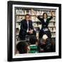 Before President Barack Obama and Wife Read to Second Graders at Capital City Public Charter School-null-Framed Photographic Print