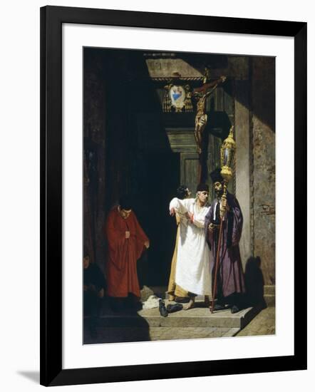 Before Procession, 1865-Federico Zandomeneghi-Framed Giclee Print