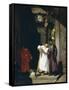 Before Procession, 1865-Federico Zandomeneghi-Framed Stretched Canvas