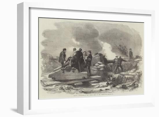 Before Sebastopol, a Day under Fire at the Green-Hill-null-Framed Giclee Print