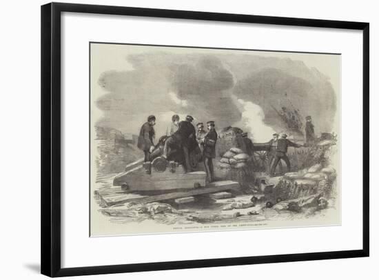 Before Sebastopol, a Day under Fire at the Green-Hill-null-Framed Giclee Print