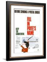 Before Sending a Postal Order-null-Framed Art Print