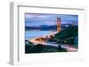 Before Sunrise On Approach North Side, Beautiful Golden Gate Bridge, San Francisco Cityscape-Vincent James-Framed Photographic Print