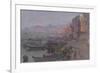 Before Sunrise on the Ghat, Varanasi, 2015-Peter Brown-Framed Giclee Print