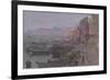 Before Sunrise on the Ghat, Varanasi, 2015-Peter Brown-Framed Giclee Print