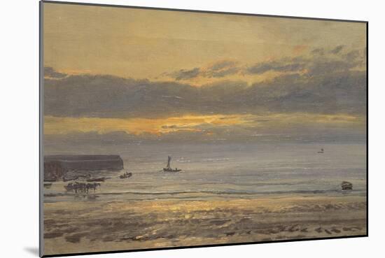 Before Sunrise, Scarborough - Low Water, 1878-Henry Moore-Mounted Giclee Print