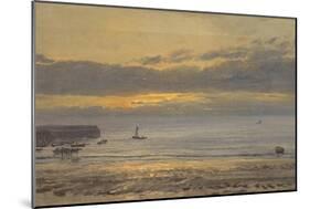Before Sunrise, Scarborough - Low Water, 1878-Henry Moore-Mounted Giclee Print