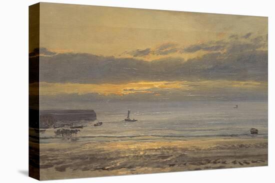 Before Sunrise, Scarborough - Low Water, 1878-Henry Moore-Stretched Canvas