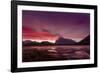 Before sunrise, Vermillion Lake, Banff National Park, UNESCO World Heritage Site, Canadian Rockies,-JIA JIAHE-Framed Photographic Print