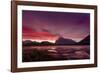 Before sunrise, Vermillion Lake, Banff National Park, UNESCO World Heritage Site, Canadian Rockies,-JIA JIAHE-Framed Photographic Print