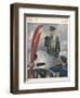 Before Take-Off a German Naval Pilot Contemplates the Mission Before Him-E. Godberson-Framed Art Print