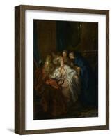 Before the Ball, 1735-Jean Francois de Troy-Framed Giclee Print