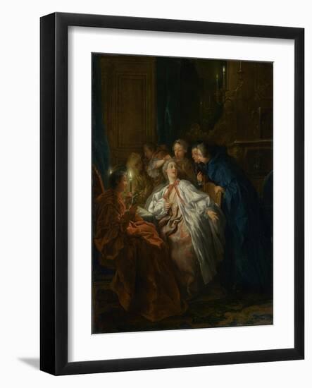 Before the Ball, 1735-Jean Francois de Troy-Framed Giclee Print